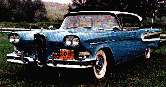1958 EDSEL PACER CONVERTIBLE BLUE HIGH GRADE Details about   Dealer Promo Model 